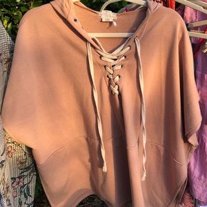 Free people lace up poncho